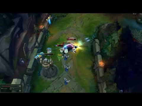 Camille vs Gnar, E dodge combo
