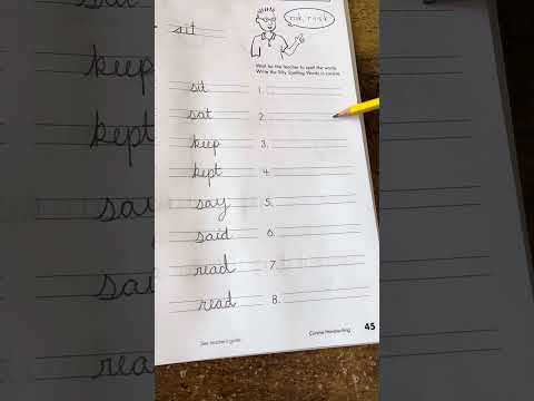 Print to Cursive #3 page 45