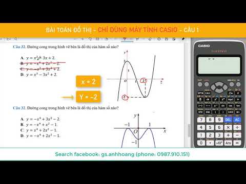 [TOÁN 12] CASIO (Câu 1)