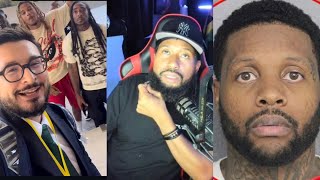 Nah trap dgaf! Akademiks reacts to Trap Lore reporting at Durk trial with Durk Fans shouting at him!