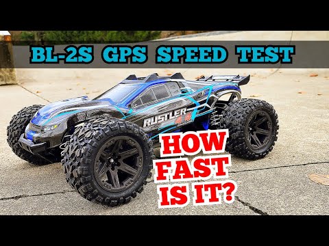 Traxxas Rustler 4x4 BL-2s GPS SPEED Test