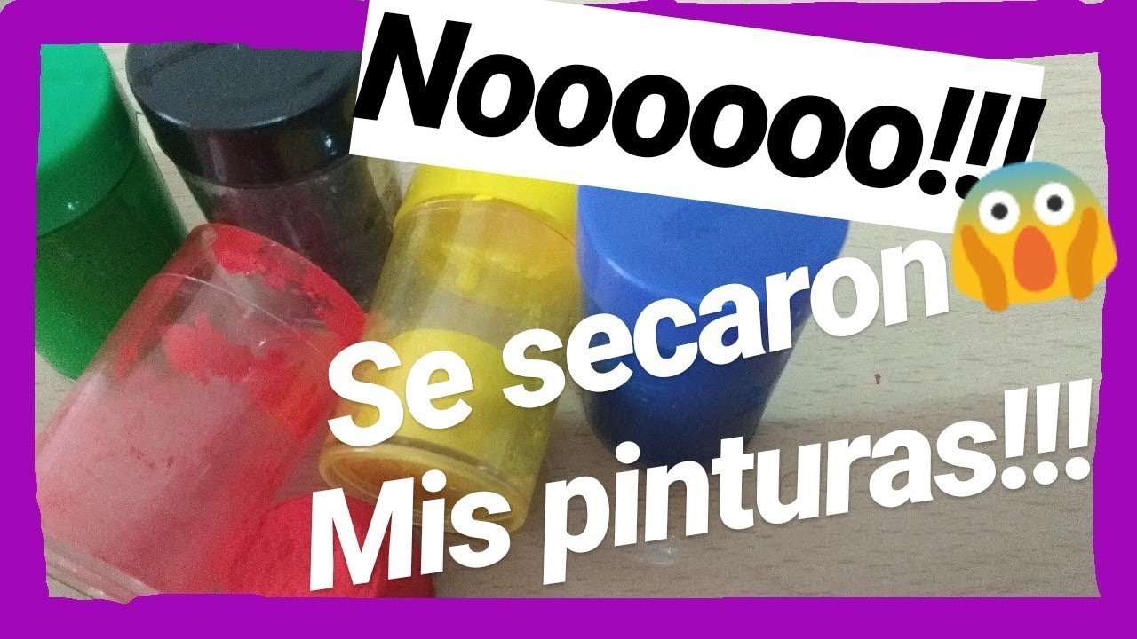 Pintura seca, ¿Cómo recuperarla , EXCELENTE RESULTADO [ 1 TIP ]