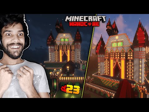 Insane Demon Builds Epic Castle in Hardcore Minecraft!