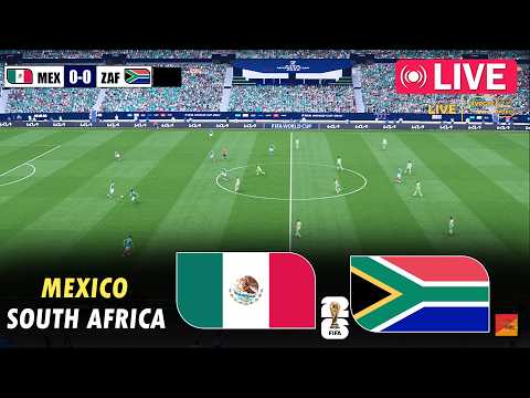 🔴LIVE : MEXICO vs SOUTH AFRICA | eFootball PES 2021 Video Game Simulation PC