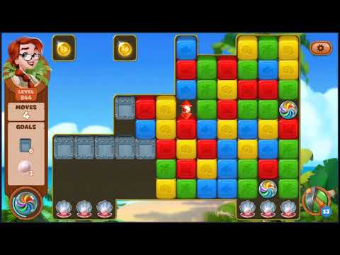 Lost Island Blast Adventure Level 844 - NO BOOSTERS 🏝️ | SKILLGAMING ✔️