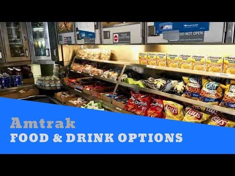 FOOD & DRINK Options on the AMTRAK Train