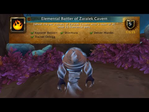 Elemental Battler of Zaralek Cavern - world of warcarft - 9 pets