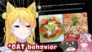 KAELA really need to do a CAT behavior to survive in RAORA's basement, for da PIZZA!