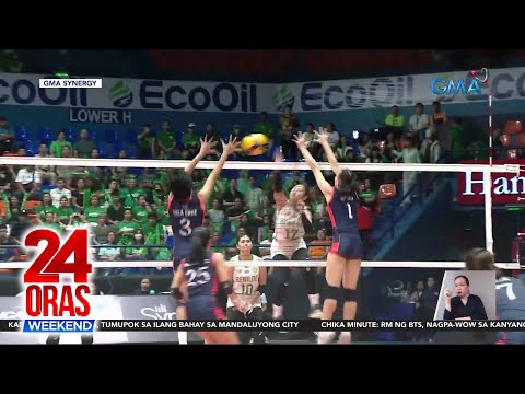 Finals Game 2 ng NCAA Season 99 Voleyball Tournament, mapapanood bukas sa GTV 24 Oras Weekend