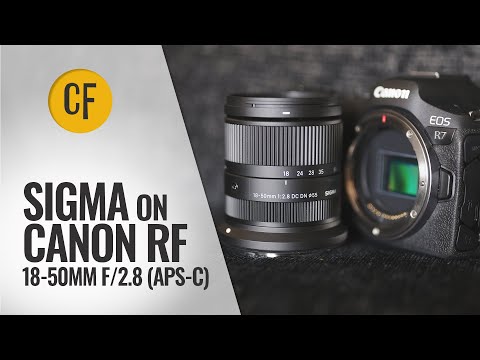 Sigma's first Canon RF lens! 18-50mm f/2.8 DC DN 'C'
