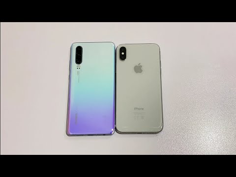 Huawei P30 VS IPhone X - Speed Test!! (4K)