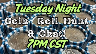 🔴 1/6/26 Tuesday Night Coin Roll Hunt & Chat! Let’s hunt some NICKELS!