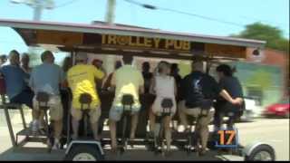 Raleigh Trolley Pub on Scene on 17