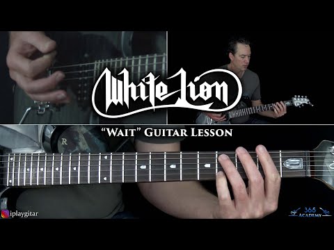 White Lion - Wait Guitar Lesson