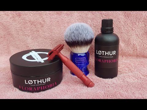 Lothur Grooming Floraphobia - Red Rockwell 6S - Simpson LE Brush