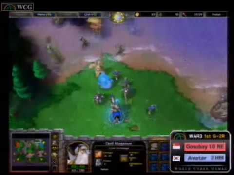2005 Grand Final second day: Warcraft III match: Gosubay vs Avatar