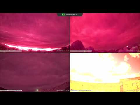 Timelapse do céu - Uma semana em alguns instantes em Santa Catarina - Monte Castelo - 02/03/2026