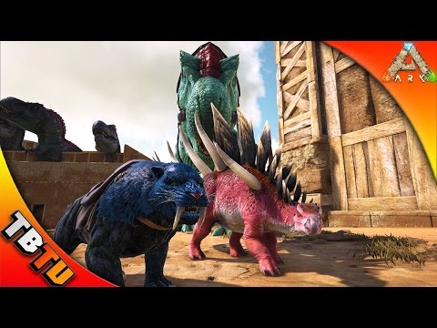 🔥 REX, SABERTOOTH AND KENTROSAURUS COLOR MUTATIONS! Ark Survival Breeding - Ark Scorched Earth