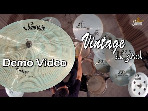 Soultone Vintage Old School 22" Ride Cymbals. Authorized Dealer. Free Shipping image 2