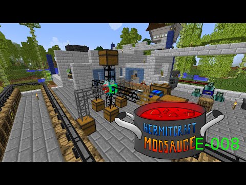 Minecraft Mod Sauce Ep 8 Simple Item Sorting HermitCraft Modded Minecraft