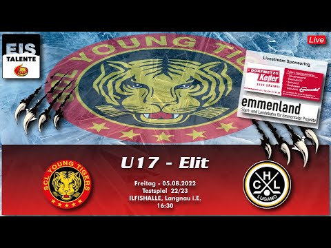 MS 22/23 - U17 Elit - Testspiel - SCL Young Tigers vs HC Lugano