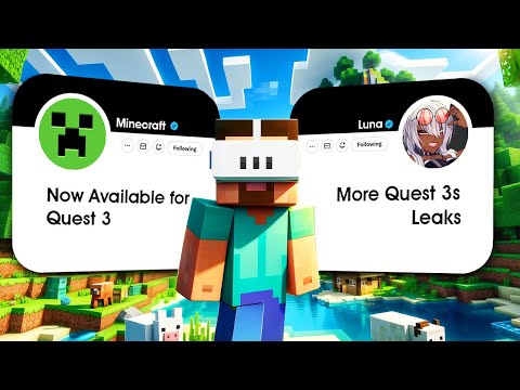 Minecraft Launches On Quest 3!! More Quest 3s Leaks, New Update & More!