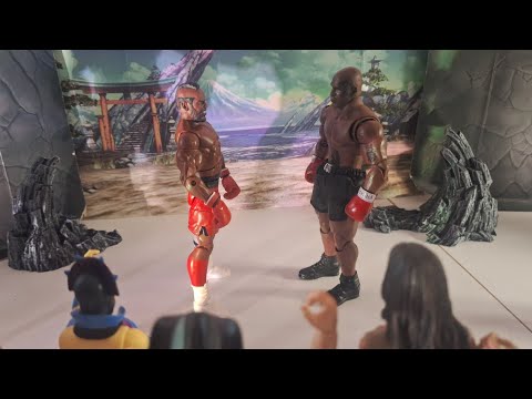 Zombie cop Miller attacks Mike Tyson and Sagat