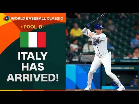 ITALY'S ON THE BOARD! Team Italy's first runs of the World Baseball Classic! 🇮🇹