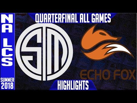 TSM vs FOX Highlights ALL GAMES | NA LCS Playoffs Quarter-final Summer 2018 Team Solomid s Echo Fox