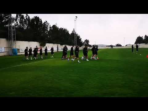 Pripreme Čukaričkog na Kipru, prvi trening