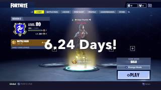 Unlocking the black knight in Fortnite without buying any vbucks/tiers (#1 Victory Royale)