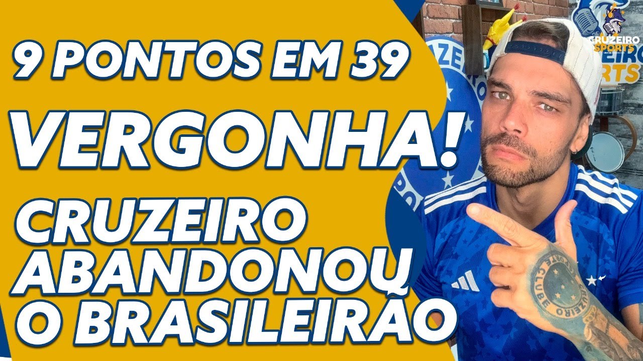 🔥'VERGONHA! CRUZEIRO ABANDONOU O BRASILEIRÃO!' DIOGO MEDEIROS COBRA APÓS DERROTA PARA O FLAMENGO