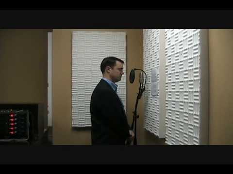 Warren Morris in the Studio for WordWinds International