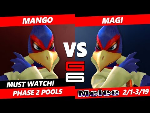 Genesis 6 SSBM - C9 | Mango (Falco) VS Magi (Falco) Smash Melee R2 Pools