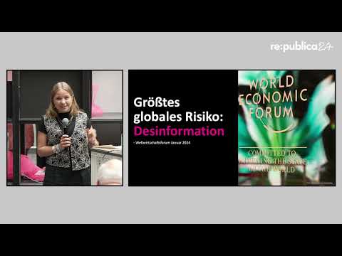 re:publica 2024: Julia Weber - What the Fake/t?