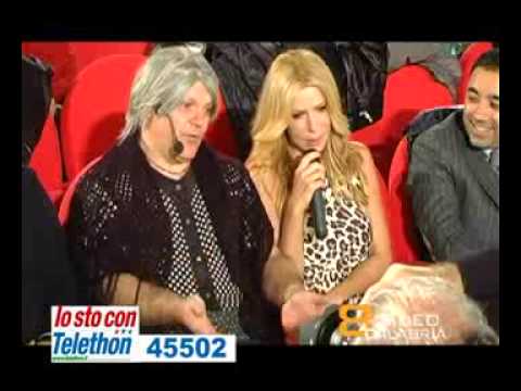 paolo marra e loredana lecciso al 2Â° Gala Telethon Calabria
