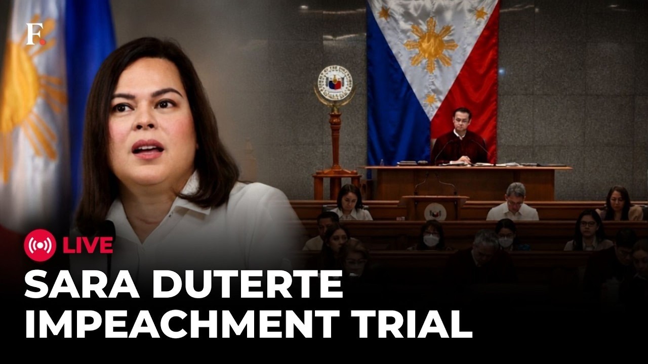 Sara Duterte Impeachment Trial LIVE: Sara Duterte Faces Grave Threats Charges | Philippines Senate