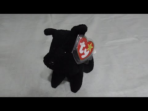 TY BEANIE BABY 1996 SCOTTIE THE BLACK SCOTTISH TIRRER DOG PLUSH REVIEW