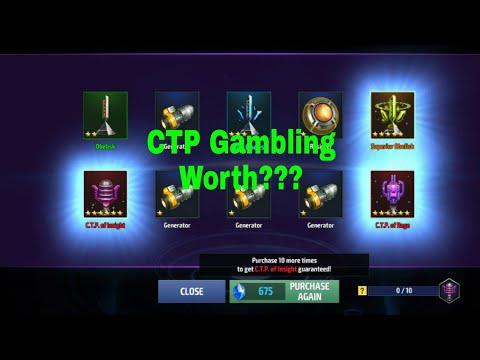 CTP Gambling And CTP Equip Tips - Marvel Future Fight