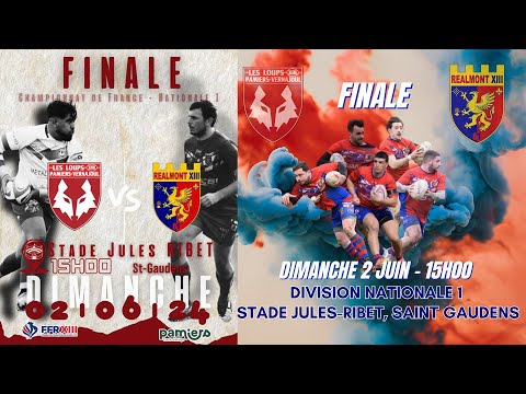Finale DN1, rugby à XIII,  Pamiers-Vernajoul XIII -  Réalmont XIII