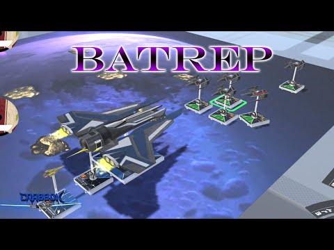X-Wing - Bo Katan's Gauntlet Fighter vs 5 TIE Interceptors! Fly Casual