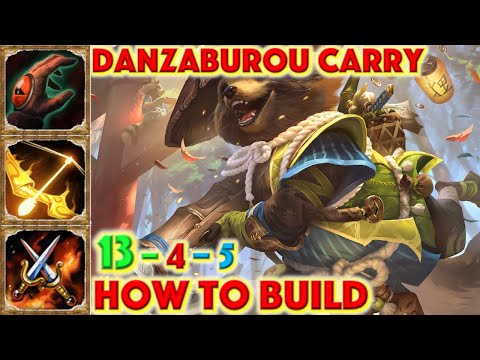 SMITE HOW TO BUILD DANZABUROU - Danzaburou Carry Build + Guide + Gameplay + New God in Conquest