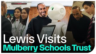 Lewis Hamilton Visits the Mulberry Schools Trust