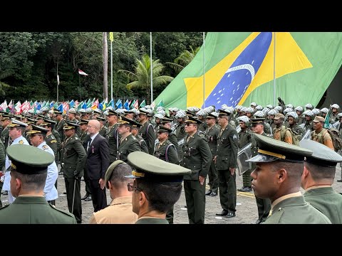 PARADE OF THE TROOP AT THE NORTHEAST MILITARY COMMAND. CMNE RECIFE. TRIBUTE/ SOLDIER'S DAY 08/22/...