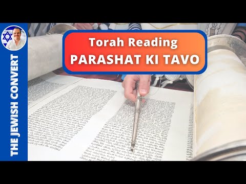 Torah Reading | Parashat KI TAVO in Hebrew with English Translation