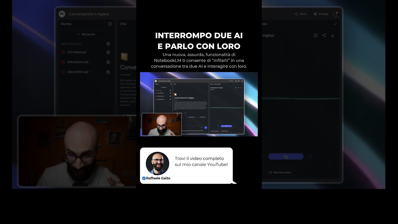Interrompo due AI e parlo con loro