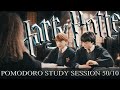 Hogwarts Library 📚 POMODORO Study Session 50/10 - Harry Potter Ambience 📚 Focus, Relax & Study