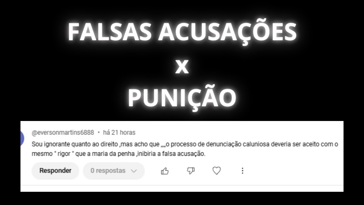 Slanderous Denunciation X Maria da Penha