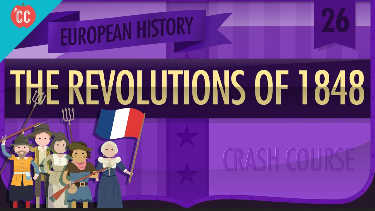 What were the 3 factors that led to revolutions in 1848?