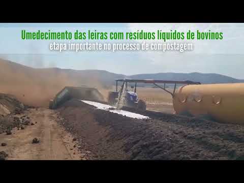 Umedecimento das leiras, uma etapa importante no processo de compostagem